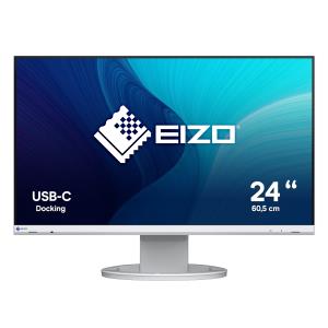 Desktop USB-c Monitor - Flexscan Ev2480 - 24in - 1920x1080 (full Hd) - With Flexstand, White - IPS 5ms